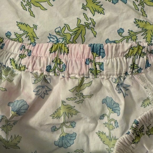 Piyama Nicolette Blue and White Floral Lotus Pajama Set - Picture 5 of 5